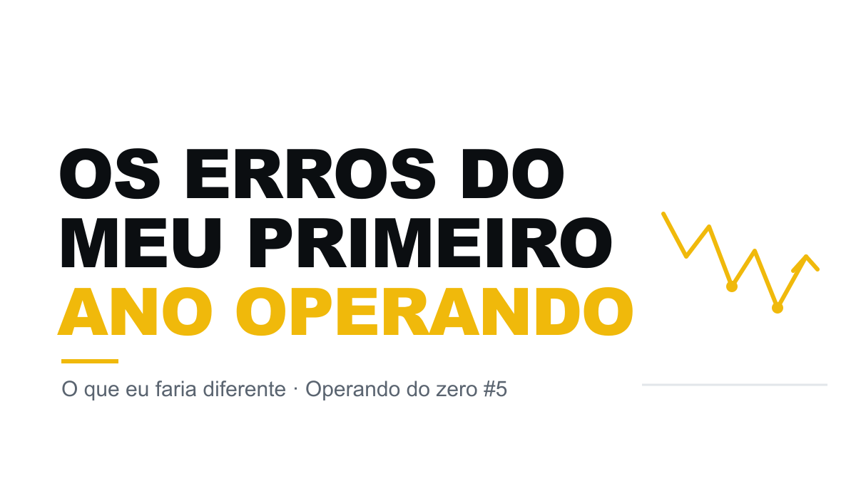 Os erros do meu primeiro ano operando cripto (e o que eu faria diferente)